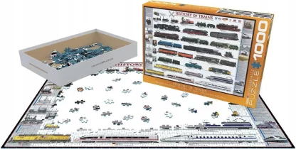 Puzzle Eurographics Historia Pociągów 1000El. - obrazek 2