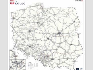 Mapa kolejowa Polski