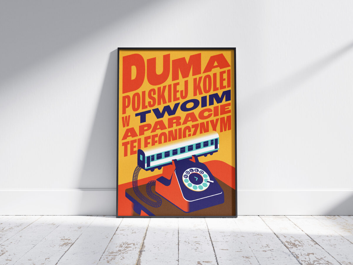 Plakat Duma polskiej kolei