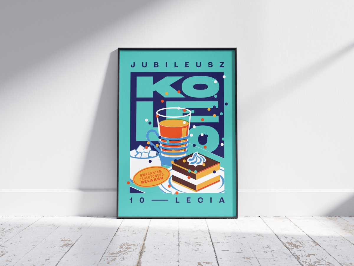 Plakat X-lecie KOLEO