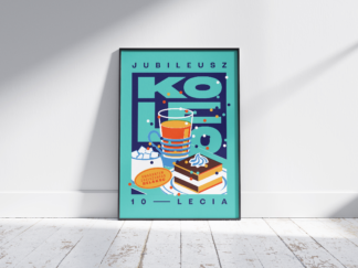 Plakat X-lecie KOLEO