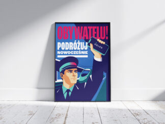 Plakat Podróżuj nowocześnie