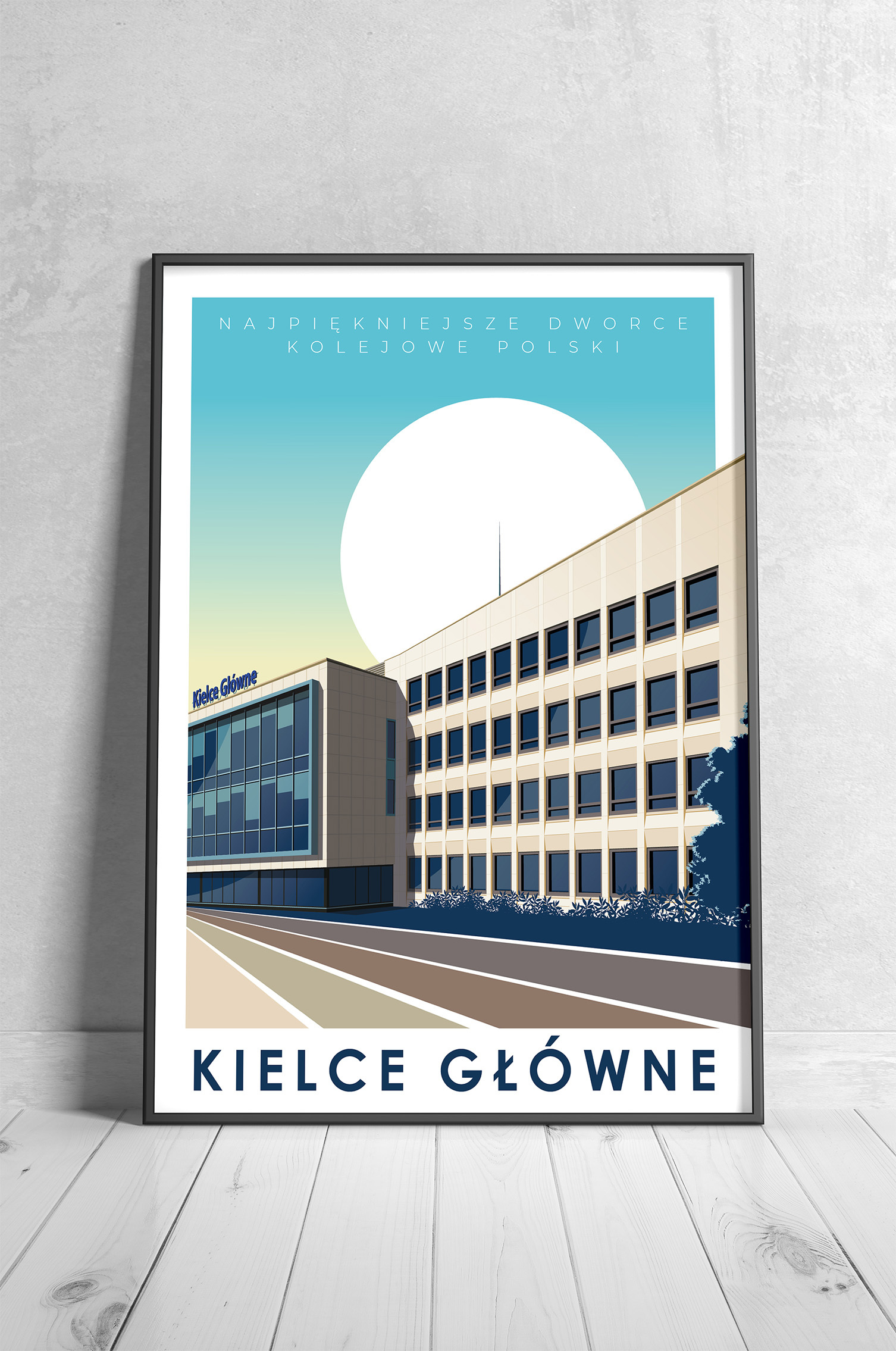 Plakat „Kielce Główne”