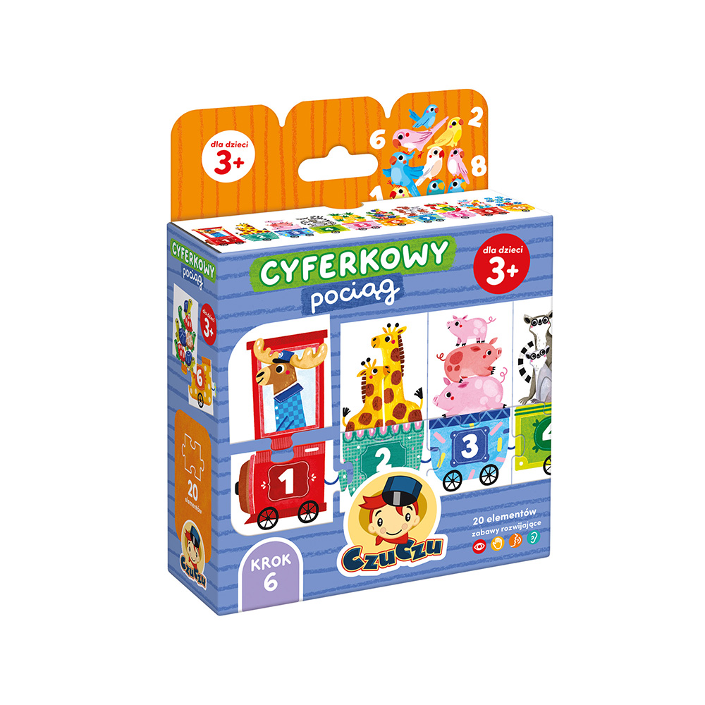 Puzzle CzuCzu Cyferkowy pociąg