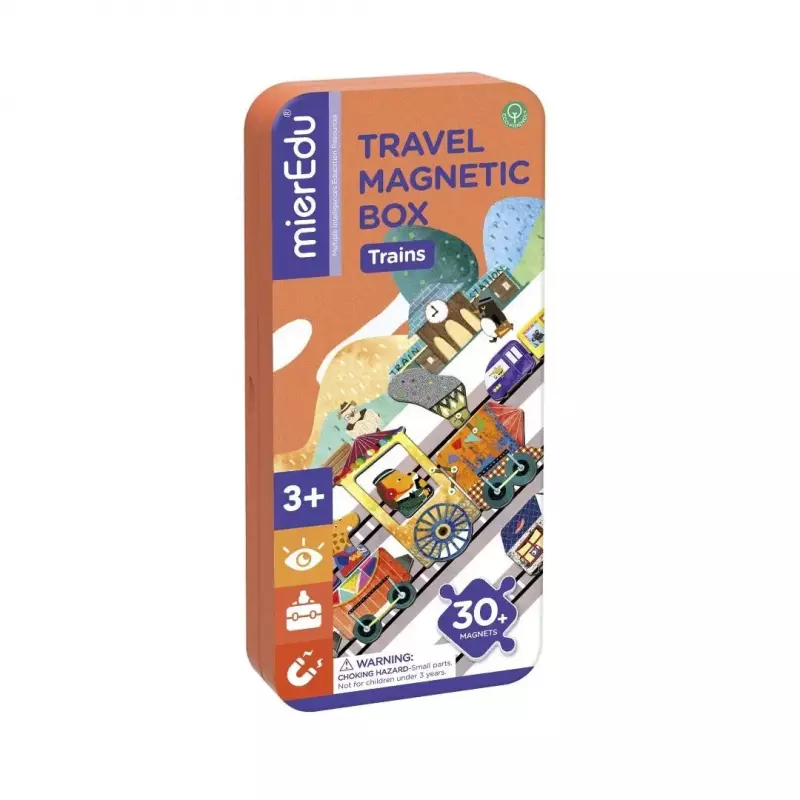 Puzzle magnetyczne Pociągi