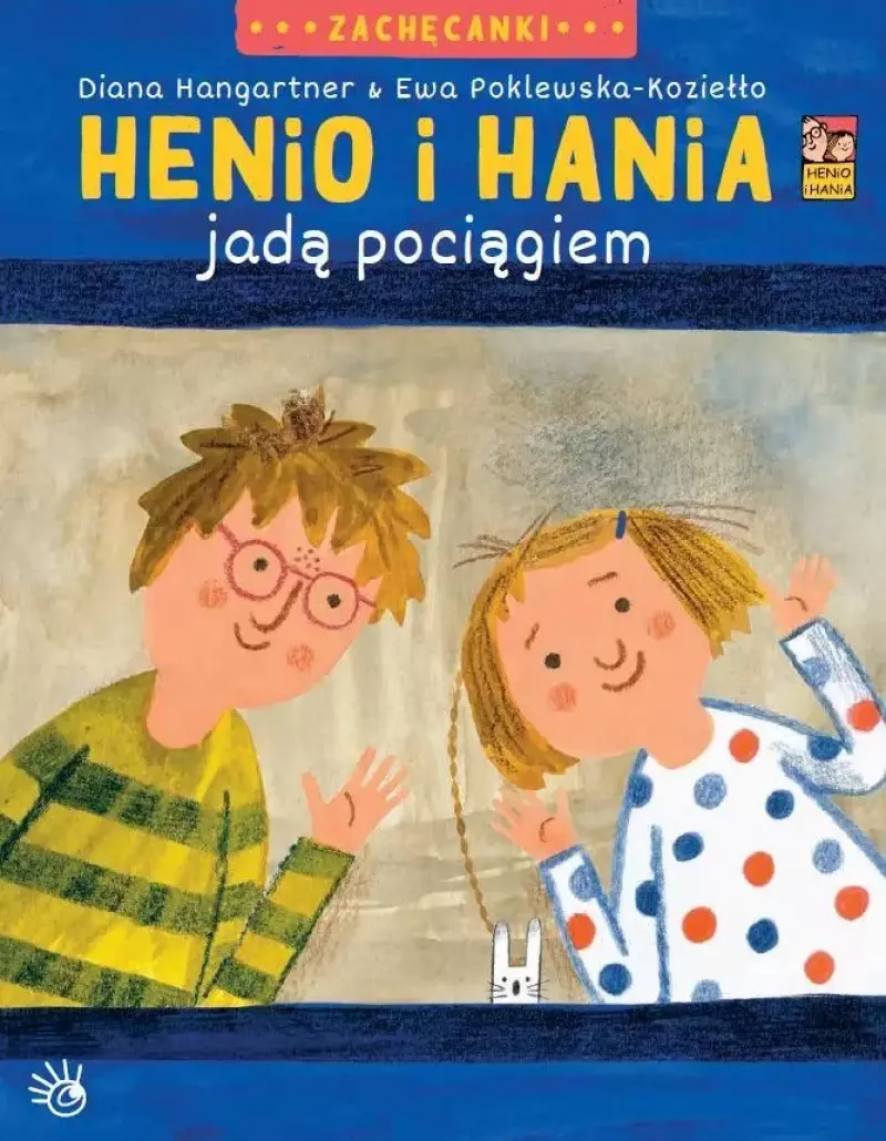 Henio i Hania jadą pociągiem